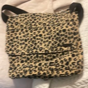 Old Navy leopard print purse gently used.
